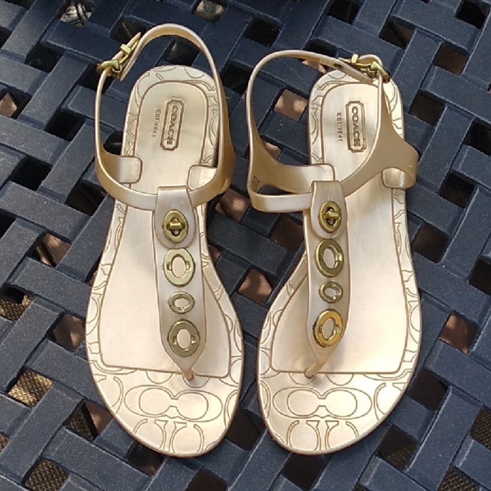 Coach thong sandals